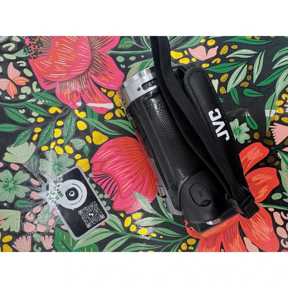 JVC Everio GZ-EX355BU Full HD Camcorder 40x Optical Zoom WiFi Black Bundle